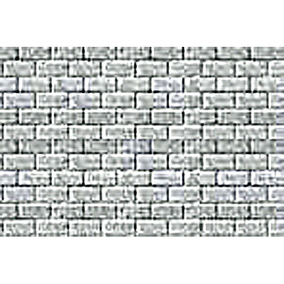 JTT Scenery Products 97425 HO 7.5"x12" Concrete Block Sheet (Pack of 2)