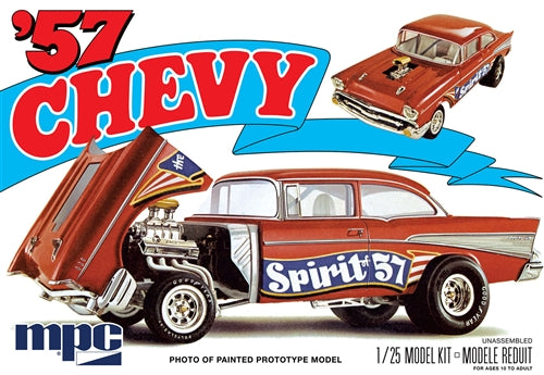 MPC 904 1:25 1957 Chevrolet Sedan Gasser "Spirit of 57" Plastic Model Kit