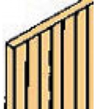 Northeastern Scale Lumber 363 1/32" x 1/16" x 24" Scribe Sheathing