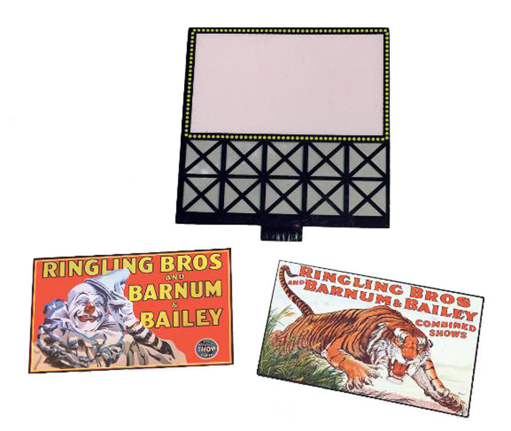 Miller Engineering 442952 N/HO Small Ringling Bros. & Barnum & Bailey Neon Sign