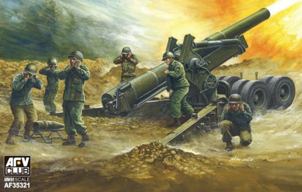 AFV Club AF35321 1:35 8" Howitzer M1 WWII Plastic Model Kit