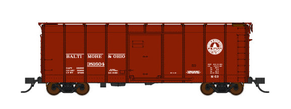 Fox Valley Models 90343 N Baltimore & Ohio Wagontop Flat Door #381239