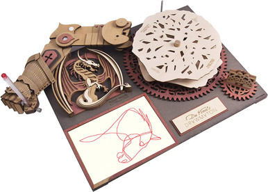 Da Vinci's Drawmaton - The Slayer - Mechanical Wooden Model Kit | Rokr