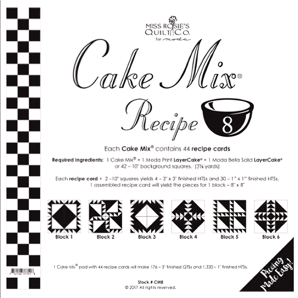 Miss Rosie's Quilt Co - Cake Mix Recipe 8