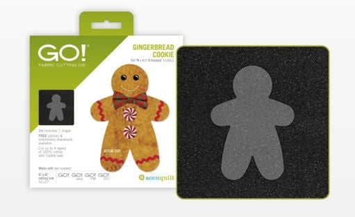 Accuquilt Die GO! 55862 Gingerbread Cookie