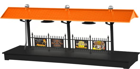 Lionel 6-37954 O Halloween Station Platform