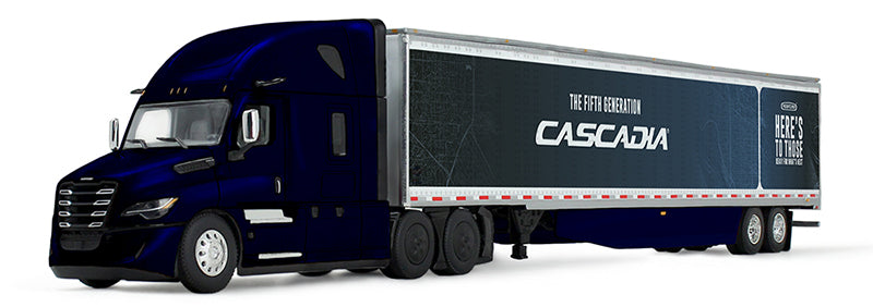 Diecast Promotions 60-1999 1:64 Freightliner 5th Gen Cascadia Sleeper w/Trailer