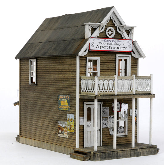 Banta Model Works 2145 HO Doc Holidays Apothecary Building Kit