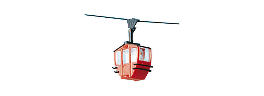 Brawa 6281 HO RedExtra Cabin with Figure for Cableway