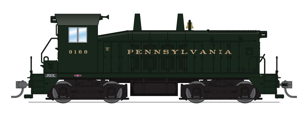 Broadway Limited 6730 HO PRR EMD NW2 Diesel Locomotive with Sound/DC/DCC #9168