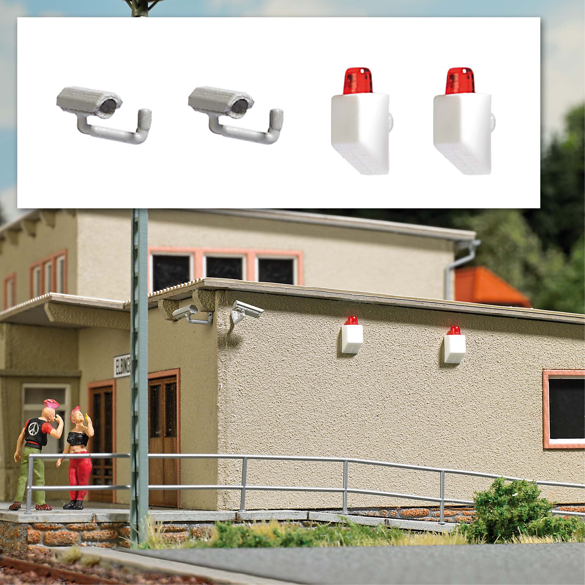 Busch 7755 HO Cameras & Alarm System