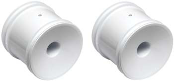 ASSOCIATED 7852 12mm Hex Stadium Truck Dish Wheel (2) White