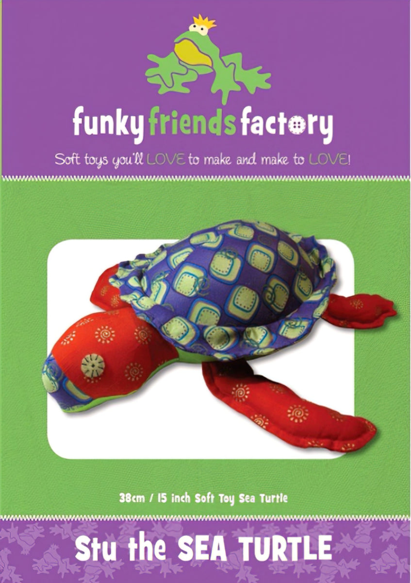 Stu Sea Turtle Pattern by Funky Friends Factory