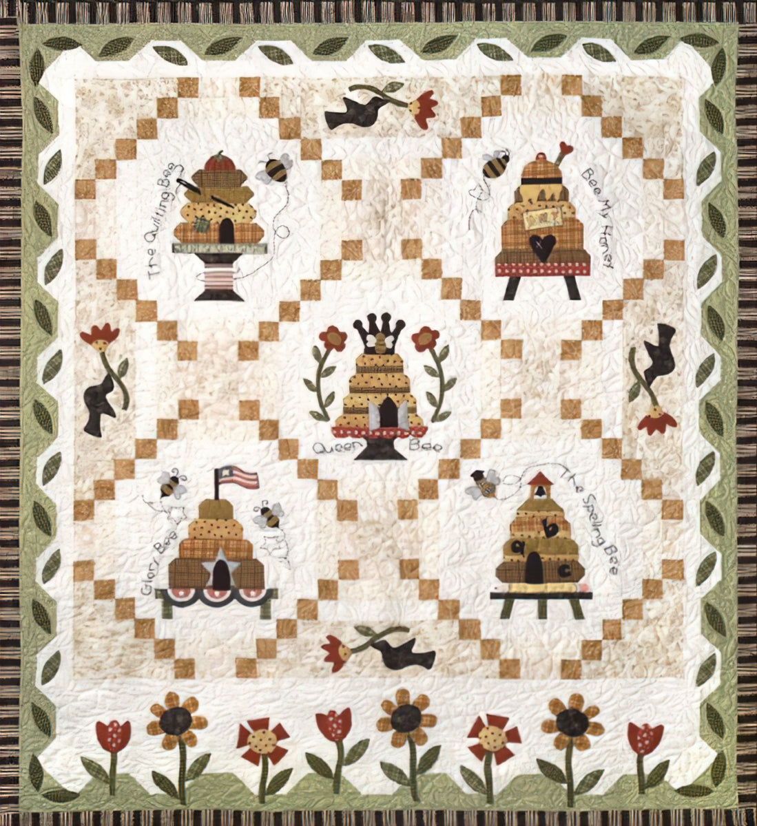 Honey Bee Lane Complete Set of patterns by The Quilt Co