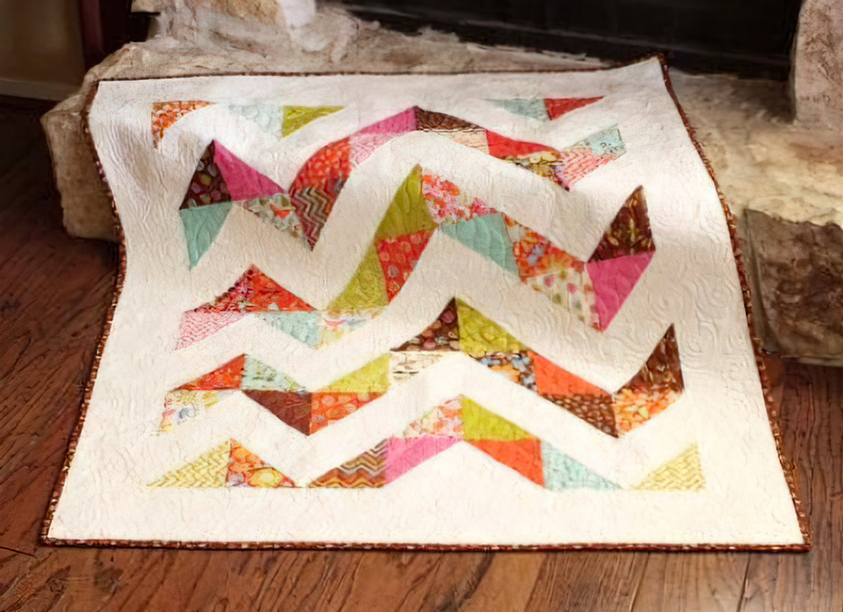 Cut Loose Press - Bumpy Chevron Quilt Pattern