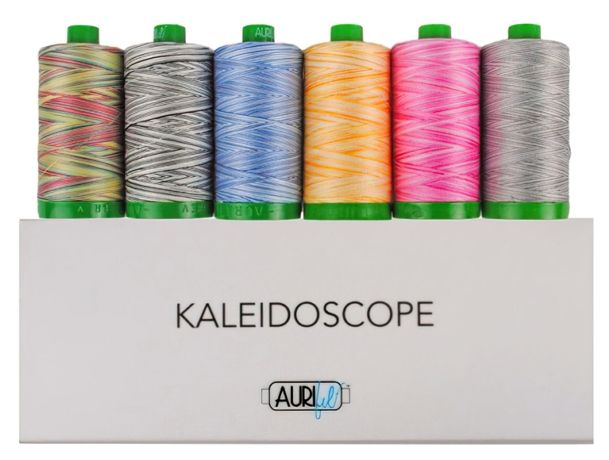 Aurifil - Kaleidoscope Thread Collection 40wt 6 Large Spools