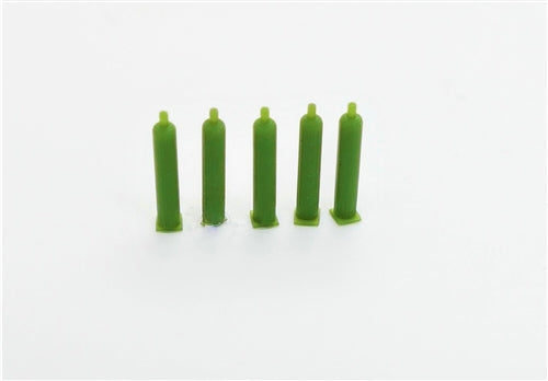 All Scale Miniatures 870814 HO Oxygen Cylinder (Pack of 5)