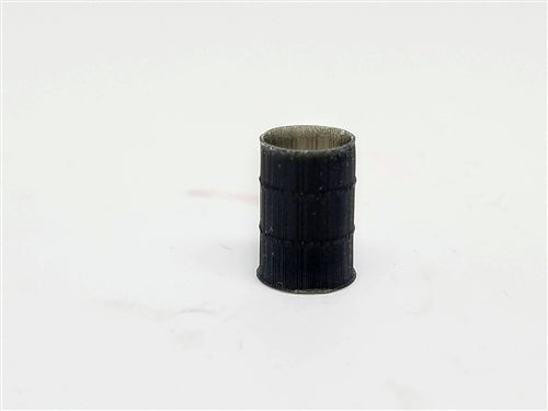 All Scale Miniatures 1600837 N Open Top Steel Drum (Pack of 5)