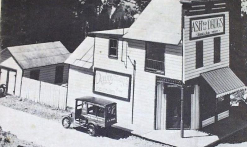 Evergreen Hill EHD-203 HO Scale Ash Drugs Building Kit