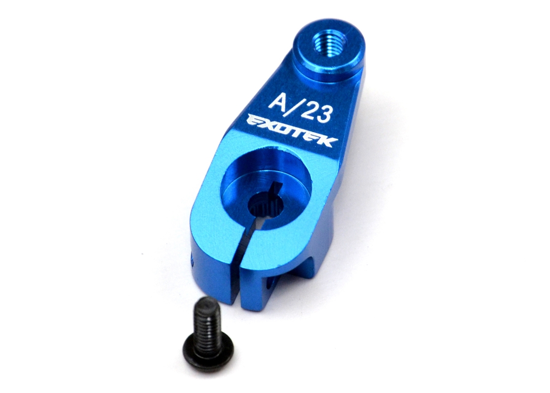Exotek Racing HD 7075 Aluminum Servo Horn for DR10 23T Blue