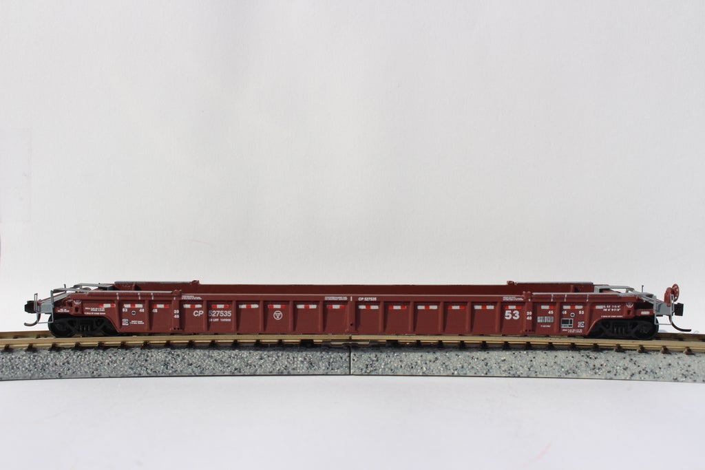 JTC Model Trains 772021 N CP Rail NWF13 17-Post 53' Well Car #527535