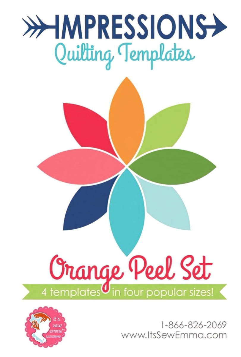 Impressions Quilting Templates - Orange Peel Set