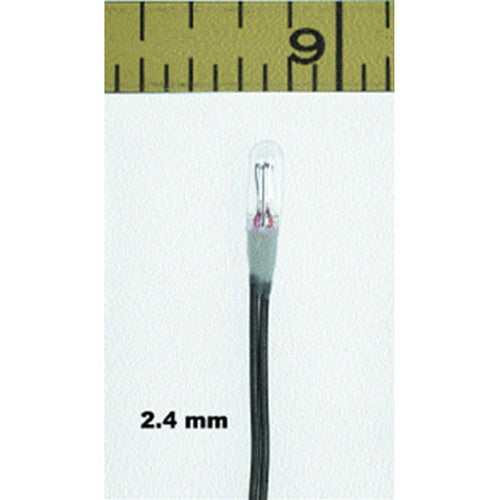 Miniatronics 18-201-20 1.5 Volt 2.4mm Clear Light Bulb (Pack of 20)