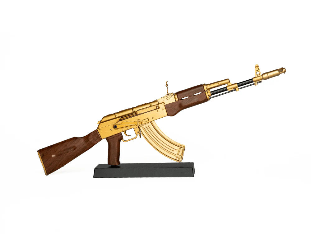 Goat Guns 1:3 Scale AK47 Diecast Gun Model - Gold
