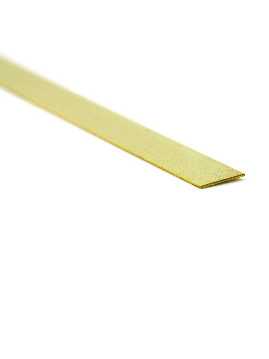 K&S 9715 .016" x 1" x 36" Brass Strip