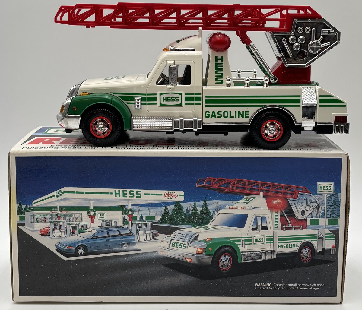 Hess 1994 Diecast Rescue Truck w/Emergency Siren & Horn