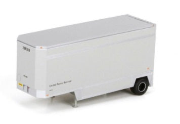 Athearn 29426 HO UPS 28' Drop Sill Parcel Trailer#299383