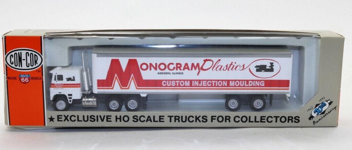 Con-Cor 96-02 HO Scale Monogram Plastics Tractor Trailer