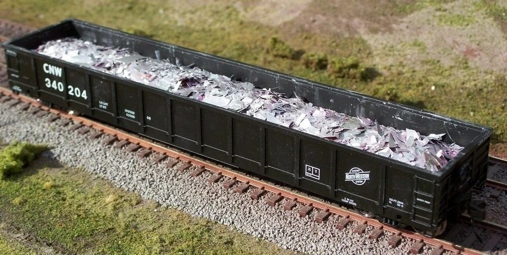 F+N Models 81309 HO Atlas Gondola Scrap Aluminum Load