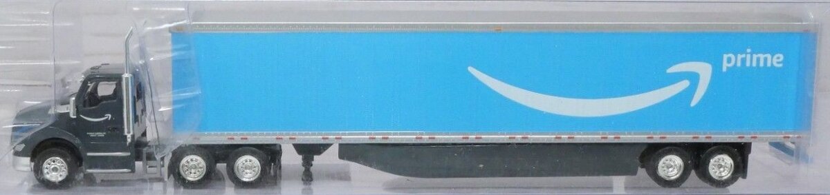Trucks N' Stuff TNS148 HO Amazon Prime Kenworth T680-DC with 53' Van Trailer