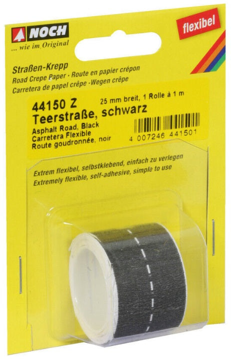 Noch 44150 Z Scale Dark Gray Tarred Street 1" W x 3.2' L 25 mm W x 1m L
