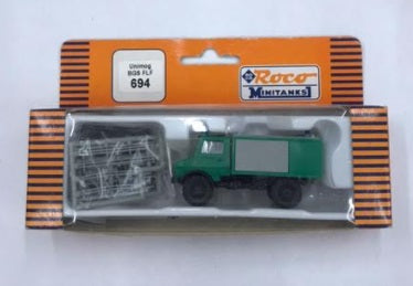 Roco 694 1:87Minitanks Unimog BGS FLF Military Vehicle