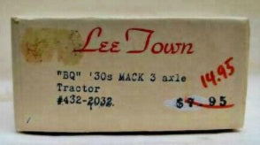 Lee Town 432-2032 HO "BQ 103-s Mack 3 Axle Tractor Kit