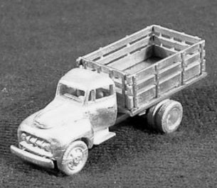 C in C Miniatures1601 N Scale 1951 Ford F5 1.5 Ton Stakebed Truck Kit