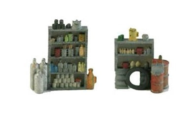 Model Tech Studios D0364P HO #10 Workshelving
