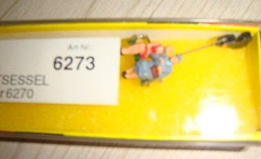 Brawa 6273 HO Chair Lift Chair w/Figures Add On