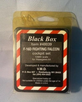 Black Box 48039 1:48 F-16D Fighting Falcon Cockpit Set Kit
