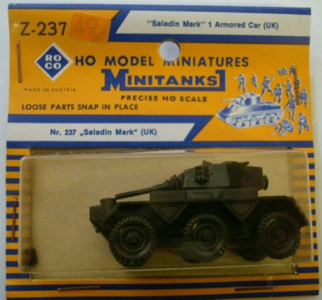 Roco Z-237 1:87 Minitanks "Saladin Mark" Armoured Car UK