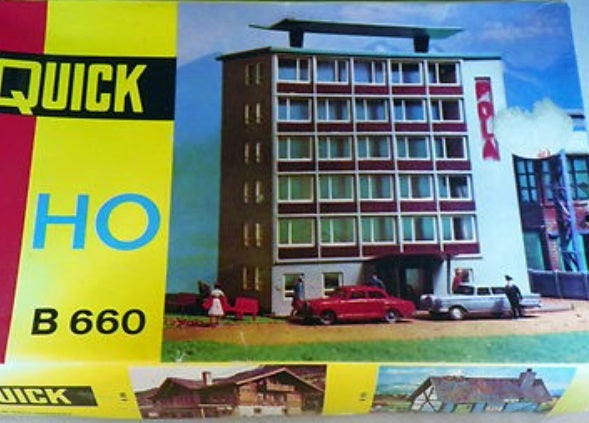Quick B660 HO Pola 6 Story Building Kit