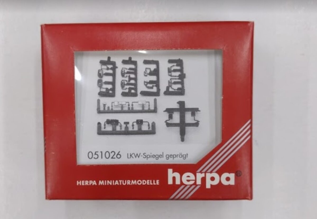 Herpa 051026 HO Embossed Truck / Bus Mirror