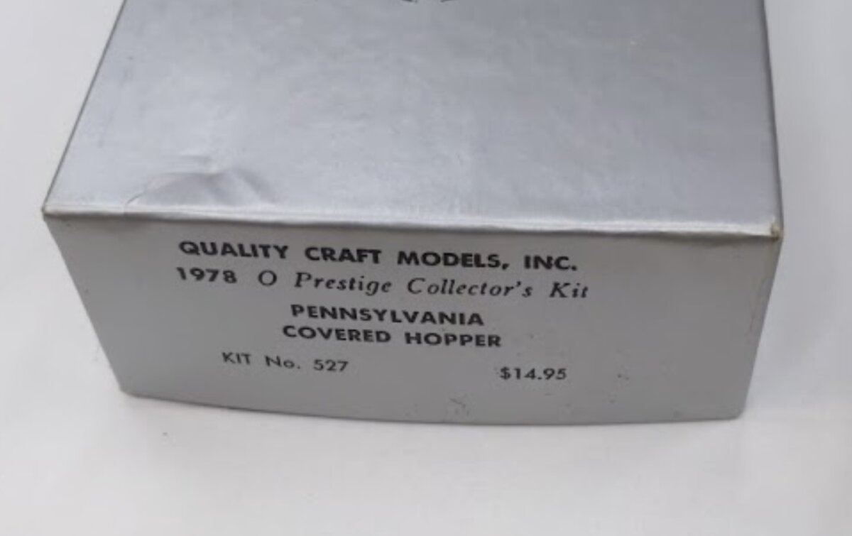 Quality Craft 527 O Scale 1978Pennsylvania Covered Hopper Kit