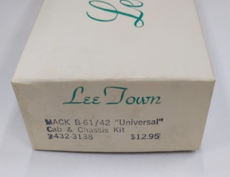 Lee Town 432-3138 HO Mack B-61/42 "Universal" Cab & Chassis Kit