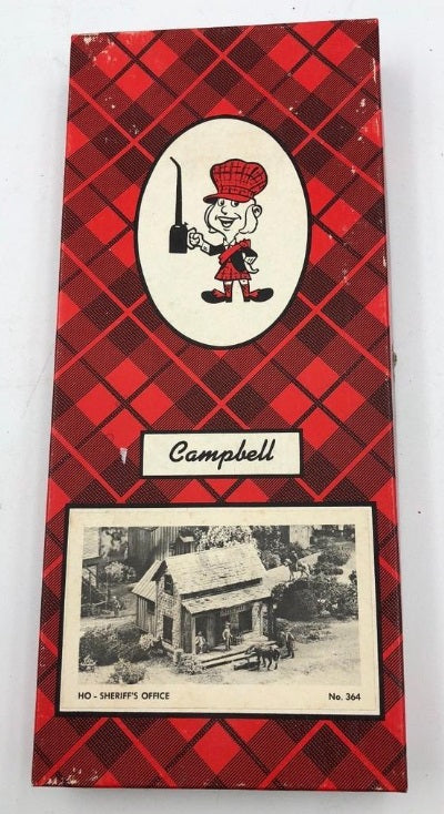 Campbell Scale Models 364-795 HO Scale Sherriff's Office Building Craftsman Kit