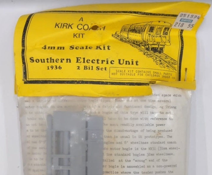 Kirk Coach Southern Electric Unit 1936 2 Bil Set Kit