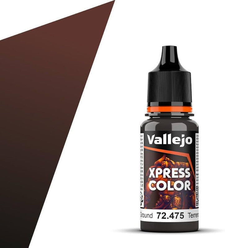 Vallejo Paint 72475 Muddy Ground Xpress Color Acrylic Paint - 18 ml. Bottle