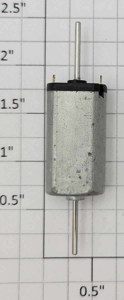 Acme 1111-0002 12 Volt DC Dual Shaft Flat Can Motor